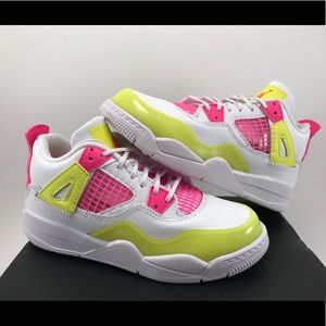 Air Jordan 4 Lemon Venom Kids Size 13C